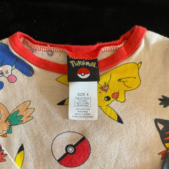 Licensed Pokémon Pajama Sets 2-pair Size 4 - Picture 8 of 9